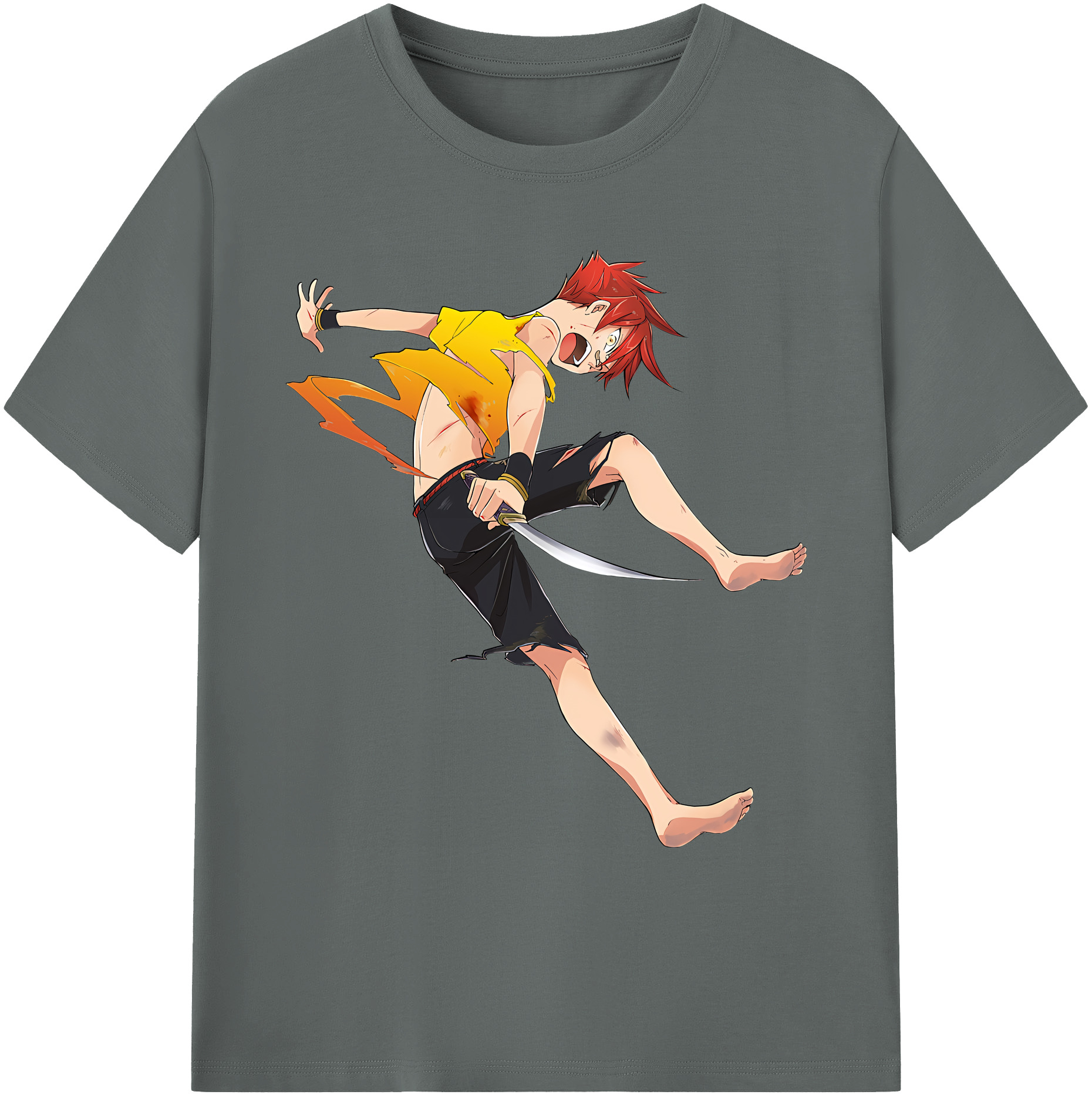 （画像用） 刀剣乱舞 Touken Ranbu 綿100％ メンズ半袖Tシャツ｜肌触りやわらか＆通気性